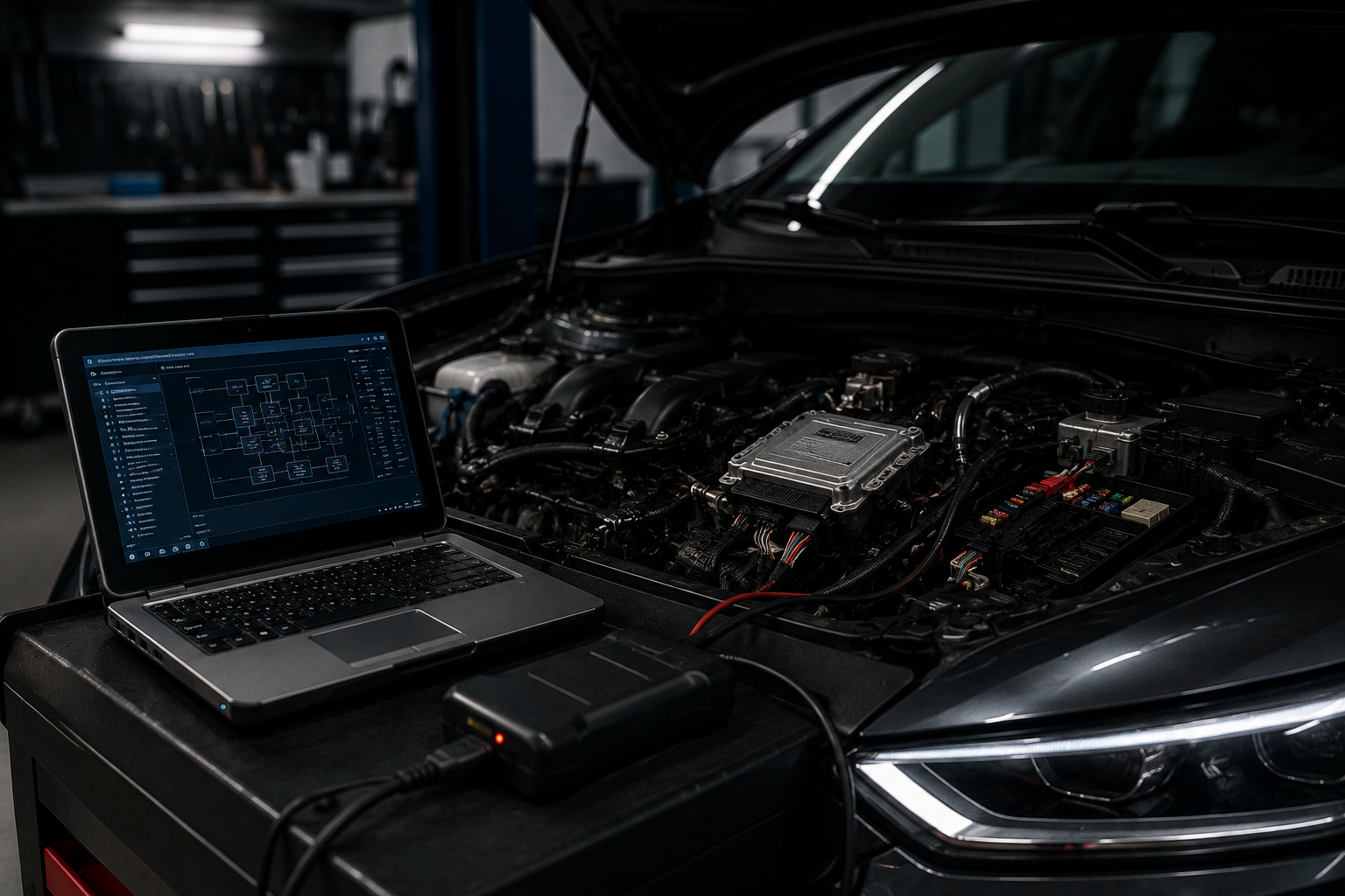 Diagnostic et réparation électronique automobile